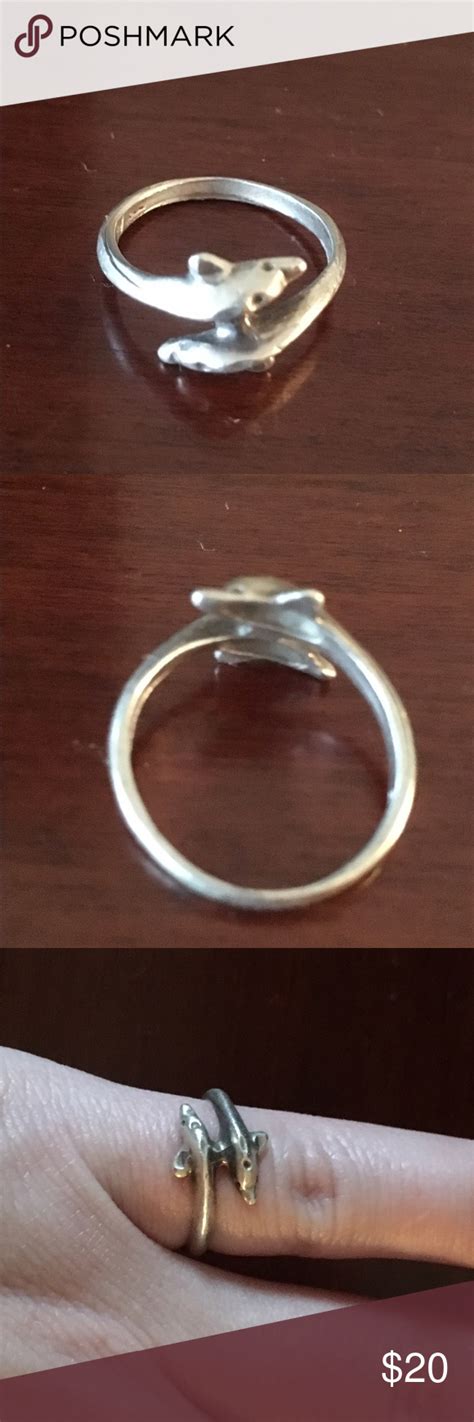 Sterling silver dolphin ring | Silver, Dolphin ring, Sterling silver