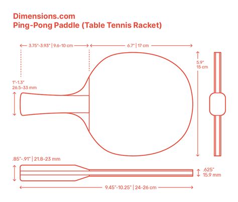 Ping-Pong Ball | Table Tennis Ball Dimensions & Drawings | Dimensions.com