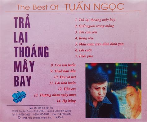 [Fshare] - The Best Of Tuấn Ngọc-Trả Lại Thoáng Mây Bay [WAV] | HDVietnam - Hơn cả đam mê