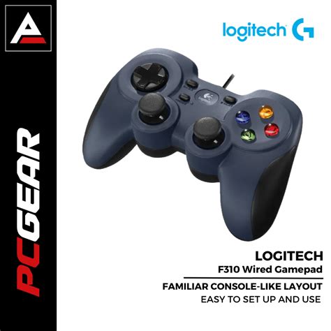 Logitech F310 Gamepad - Blue - PCGear