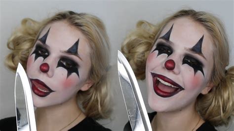 Easy Clown Makeup Tutorial ~ HALLOWEEN MAKEUP - YouTube