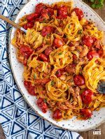 Buttery Lobster Pasta with Fresh Grape Tomatoes | Slimming Eats