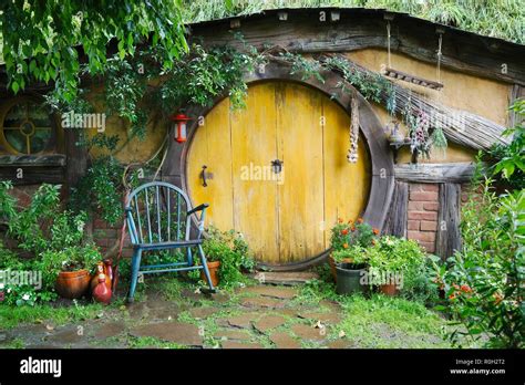 Hobbiton Movie Set Stock Photo - Alamy