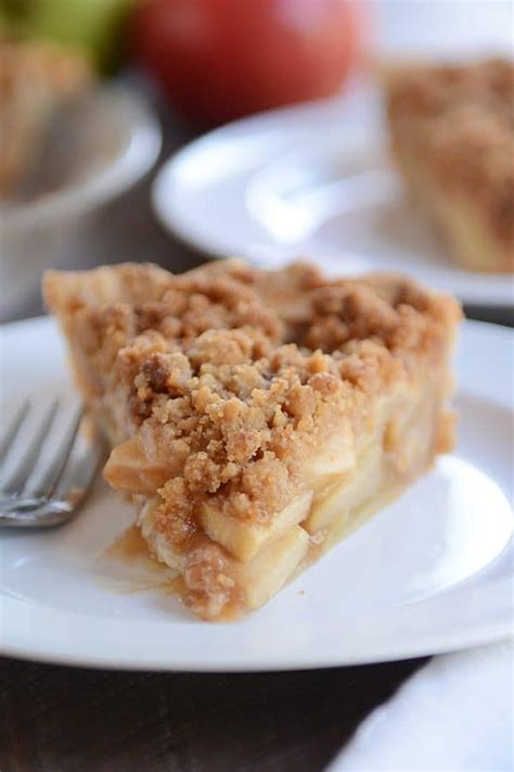 Easy Apple Crumble Pie Recipe | Mel's Kitchen Cafe