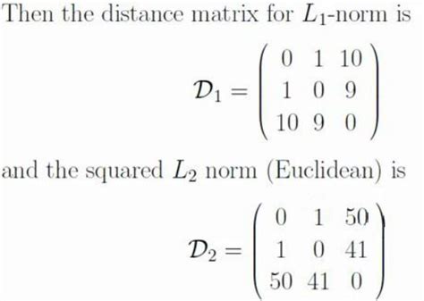 R - Manhattan / Euclidean distance calculations into a matrix - Stack ...