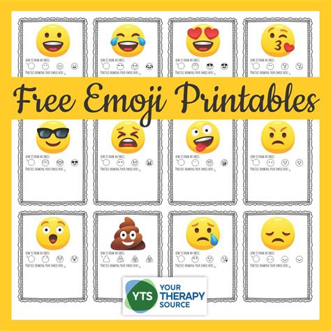 Emoji Faces Free Printable Chart | Porn Sex Picture