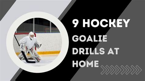 9 Ice Hockey Goalie Drills At Home - Sports Centaur