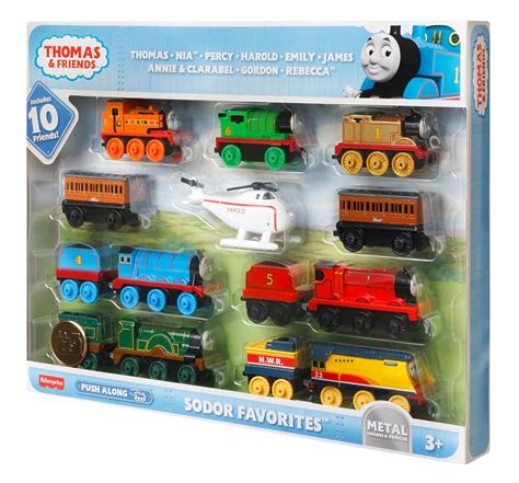 Buy Fisher-Price Thomas & Friends Sodor Favorites Gift Set Featuring die-cast Train Engines and ...