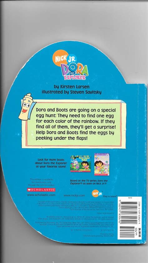 Dora's Rainbow Egg Hunt (Dora the Explorer / Nick Jr., Play-to-Learn) by Kirsten Larsen: Good ...