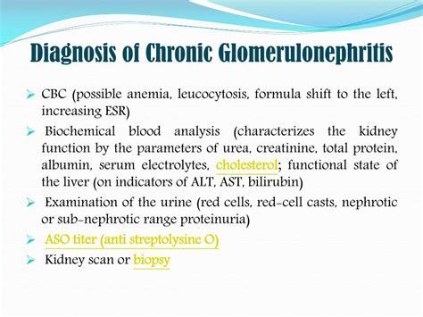 PPT - Chronic Glomerulonephritis: Symptoms, Causes and Treatment. PowerPoint Presentation - ID ...