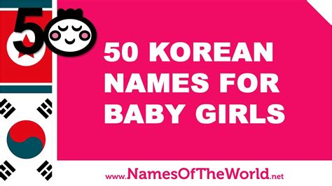 50 Korean names for baby girls - the best baby names - www ...