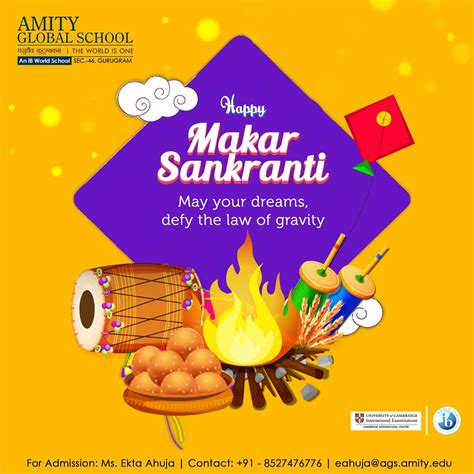 Best wishes for a happy and prosperous Makar Sankranti! #AGSGurugram #MakarSankranti # ...