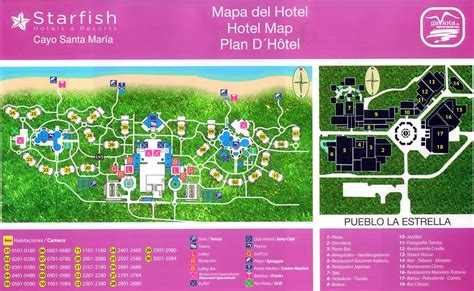 Resort Map | Starfish Cayo Santa Maria | Cayo Santa Maria, Cuba