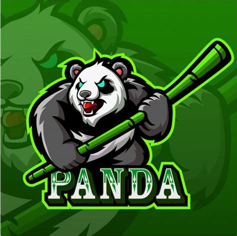 Panda logo design vector illustration template ready to use | Premium ...