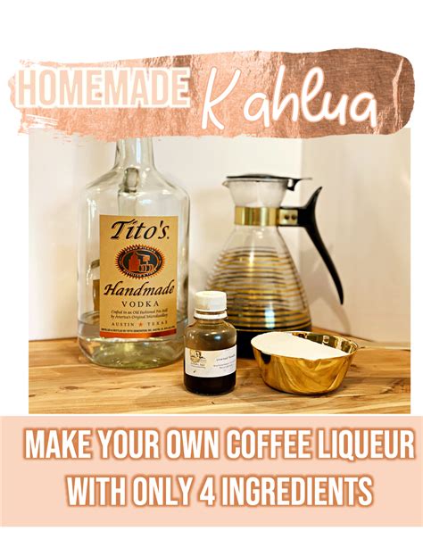 DIY Coffee Liqueur | Homemade coffee, Liqueurs recipes, Vodka drinks easy