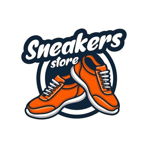 Premium Vector | Sneakers logo