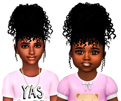 Ebonix | Bianca | 16k Followers Gift Pt.2 | Sims hair, Toddler hair ...