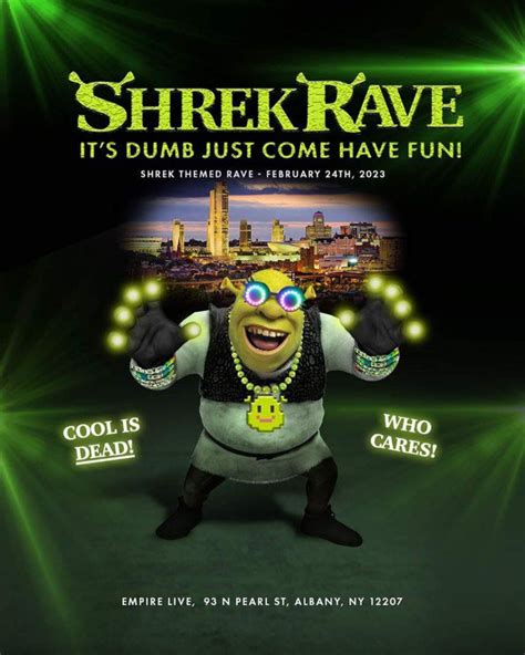 Shrek Rave this is a real event - Meme Guy