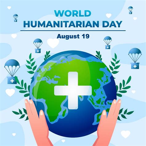 World Humanitarian Day Poster 3218863 Vector Art at Vecteezy