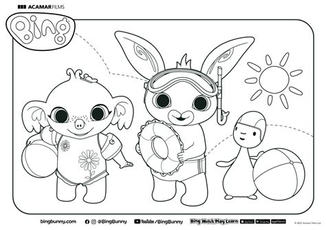 Bing Bunny Activity Sheets for Kids! — Vanilla Underground