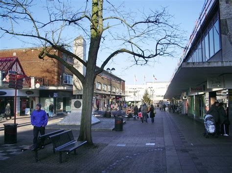 Pedestrianised shopping area Harlow town... © Alexander P Kapp ...