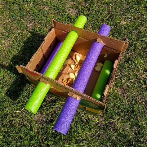 Pool Noodle Puzzle Box for Horse Enrichment | DIY |Budget - Enriching Equines | Horse diy, Diy ...