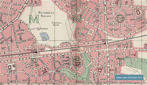 Map of Dagenham, London