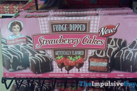 SPOTTED ON SHELVES: Little Debbie Fudge-Dipped Strawberry Cakes - The ...