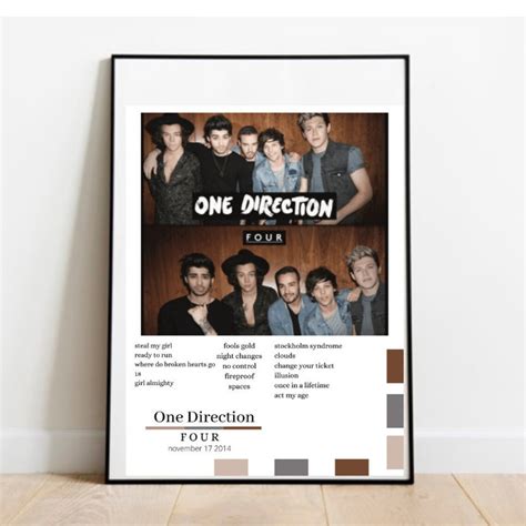 One Direction Four Album Print Four Album Print One - Etsy