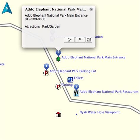 Addo Elephant Park Map South Africa GPS Map - South Africa GPS Map ...