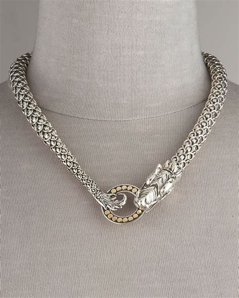 Lyst - John hardy Naga Dragon Necklace in Metallic