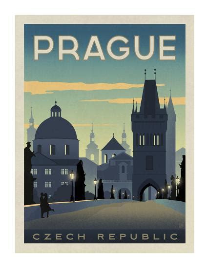 Prague, Czech Republic Art Print by Anderson Design Group at Art.com