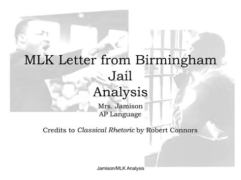 PPT - MLK Letter from Birmingham Jail Analysis PowerPoint Presentation - ID:239785