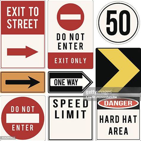 Highway Exit Sign Vector High Res Illustrations - Getty Images