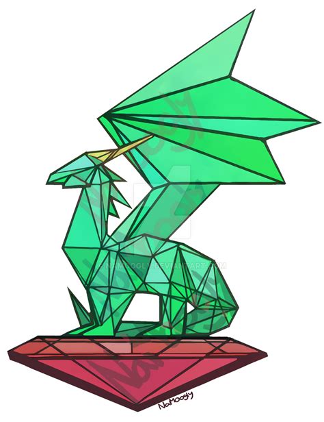 Crystal Dragon Statue by NaMoogly on DeviantArt