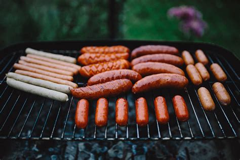 Royalty-Free photo: Sausages on the grill | PickPik