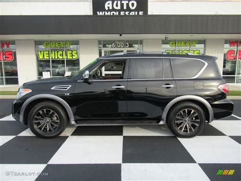 2018 Super Black Nissan Armada Platinum Reserve 4x4 #139936165 Photo #5 | GTCarLot.com - Car ...