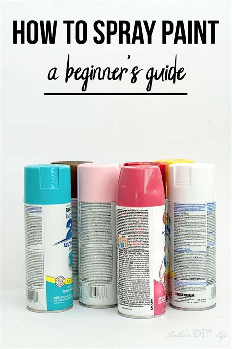 You Don't Want To Spray Paint Without Reading This! | Diy spray paint ...