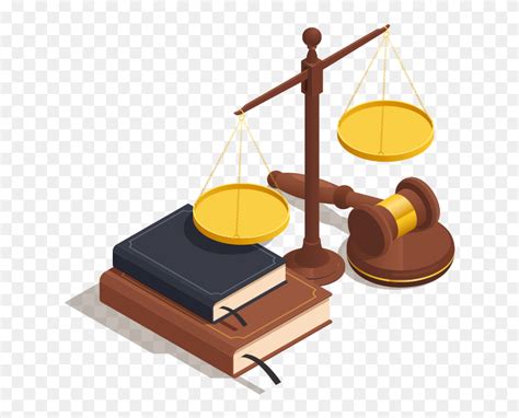 Download Law Books, Scales And A Gavel - Law Vector Isometric Clipart (#5595017) - PinClipart