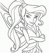 Disney Fairy Vidia Coloring Page  Nation sketch template