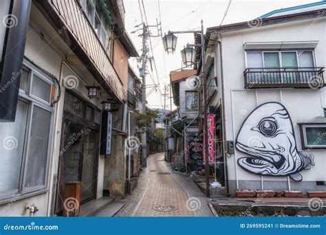 Shibu Onsen Town Morning editorial photo. Image of architecture - 269595241