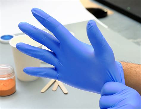 6Mil Blue Nitrile Gloves| Medical Gloves| Blue Examination Gloves ...