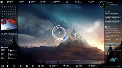 Rainmeter Skins Enigma