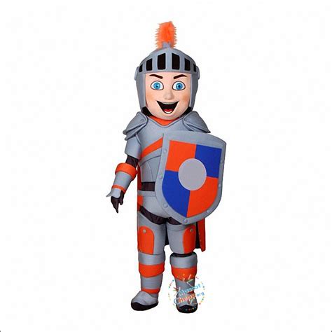 Knight Mascot Costume Cheap and Free Shipping