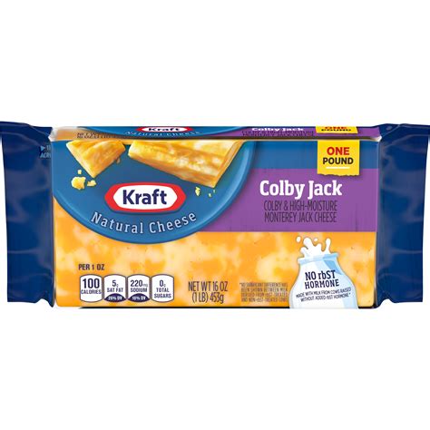 Kraft Colby Jack Marbled Cheese, 16 oz Block - Walmart.com - Walmart.com