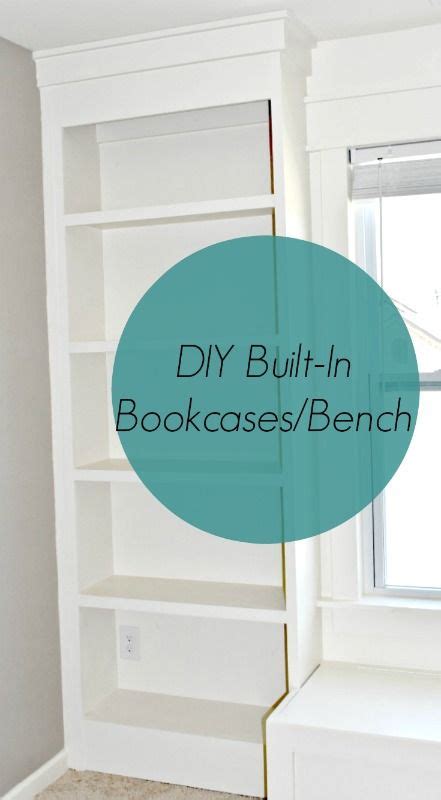 DIY Built In Bookcases With Bench Storage : in 2023 | Built in bookcase, Home decor, Bookcase
