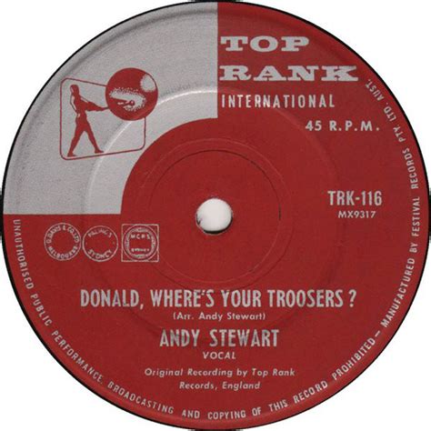 Andy Stewart – Donald, Where's Your Troosers ? (1961, Vinyl) - Discogs