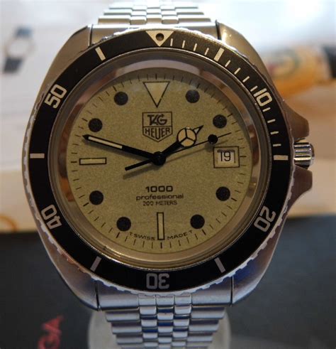 Tag Heuer Vintage 1000 Divers, Lume Dial, Bracelet