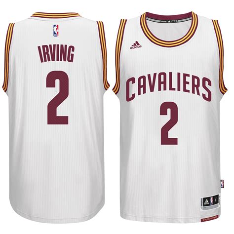 adidas Kyrie Irving Cleveland Cavaliers White Player Swingman Home Jersey