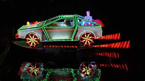 Matlock Bath Illuminations decorated boats 2017 - YouTube